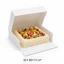 Boîte Pâtisserie 4 points rectangulaire 4