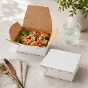Paper Food Box container à rabat 1