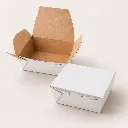 Paper Food Box container à rabat 3