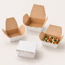 Paper Food Box container à rabat 4
