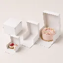Boîte Pâtisserie 4 points rectangulaire 2
