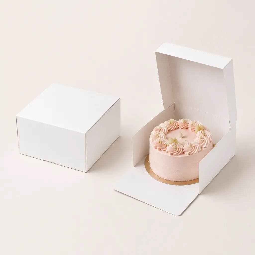 Boîte Pâtisserie 4 points rectangulaire 3