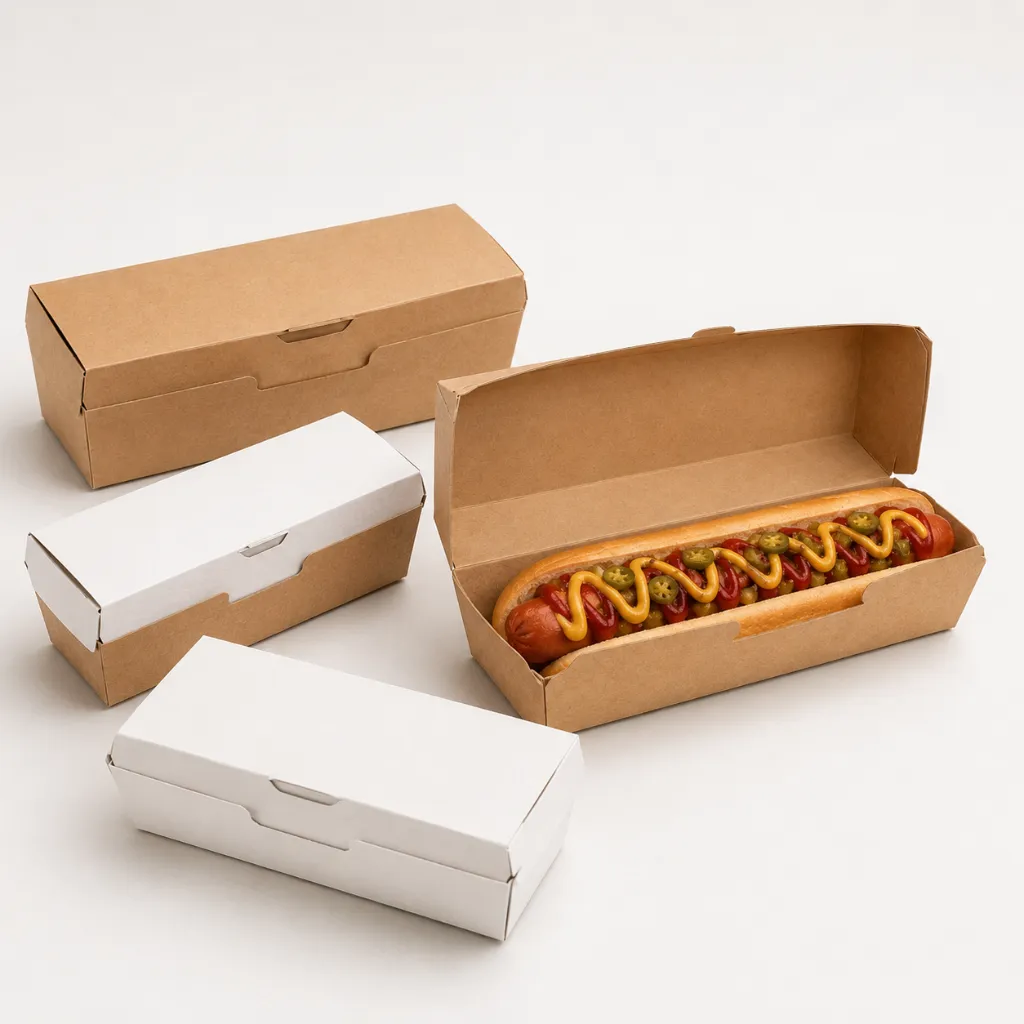 Boite en carton pour hot-dog 1