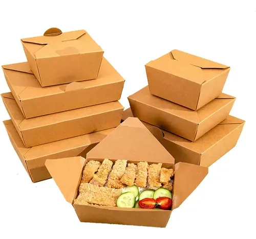 Kraft Paper Food Containers