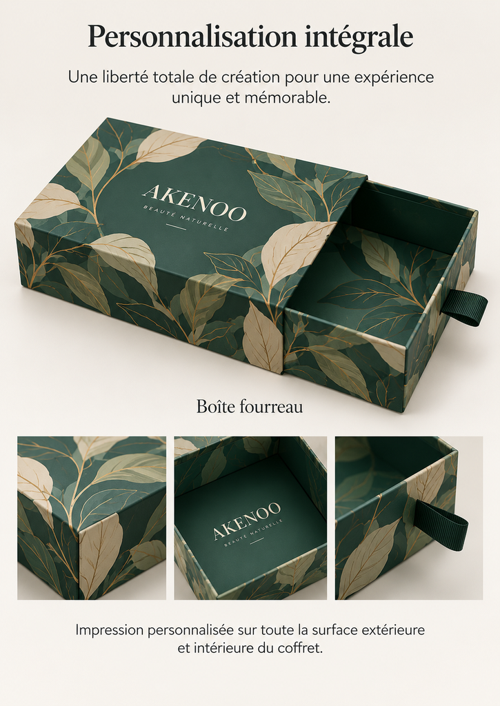Coffret Rigide à Tiroir Personnalisation Intégrale