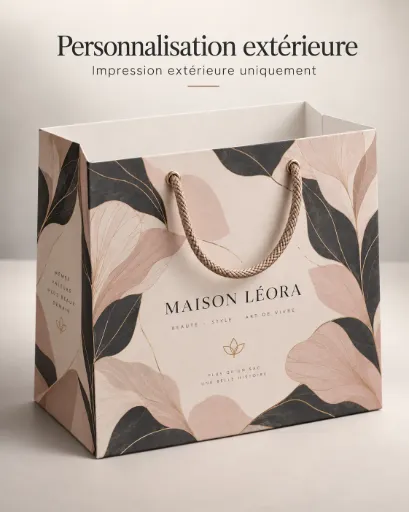 Sac Shopping Personalisation externe